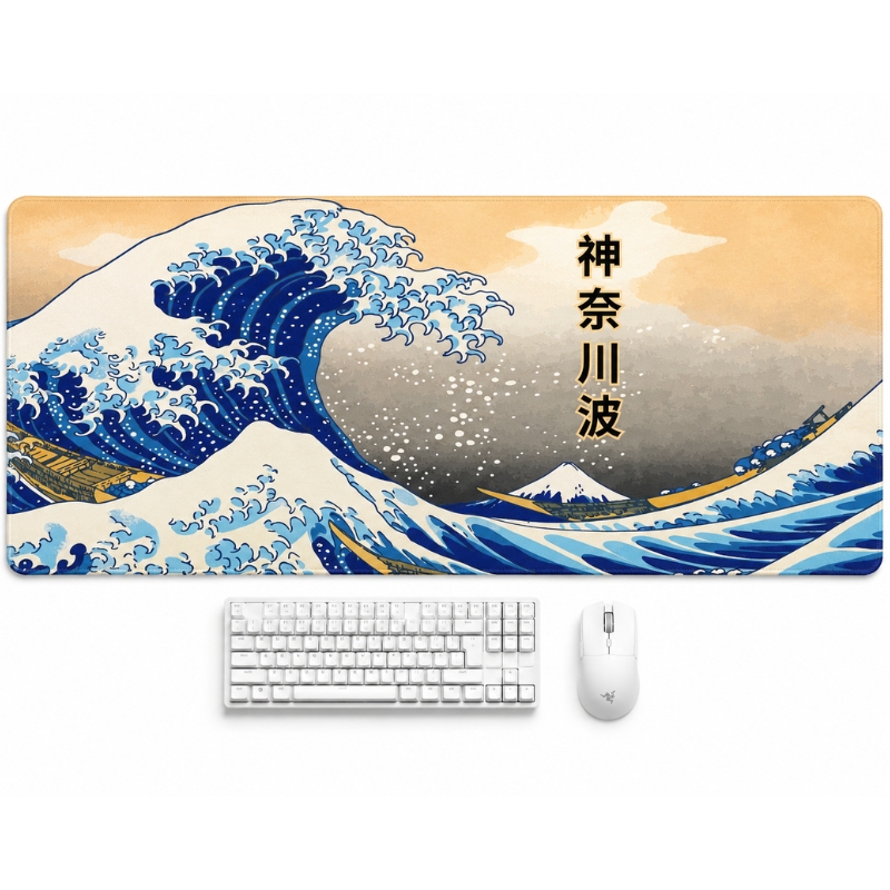 grote japanse kanagawa golf muismat