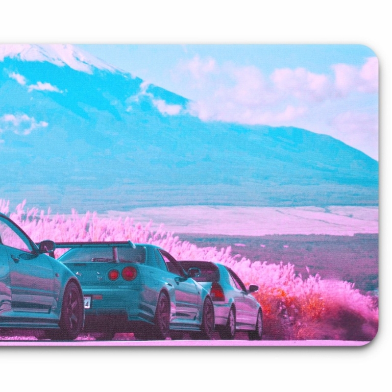 japanse auto deskmat voor gamers