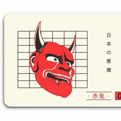 japanse demon muismat voor gamers
