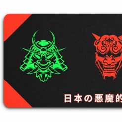 japanse emblemen deskmat voor gamers