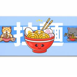 japanse ramen gaming muismat