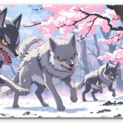 japanse wolf gaming muismat
