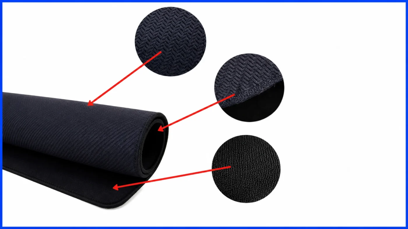 muismat materialen opbouw lagen