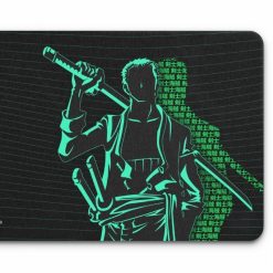 roronoa zoro one piece deskmat voor gamers