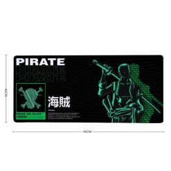 roronoa zoro one piece muismat groot formaat