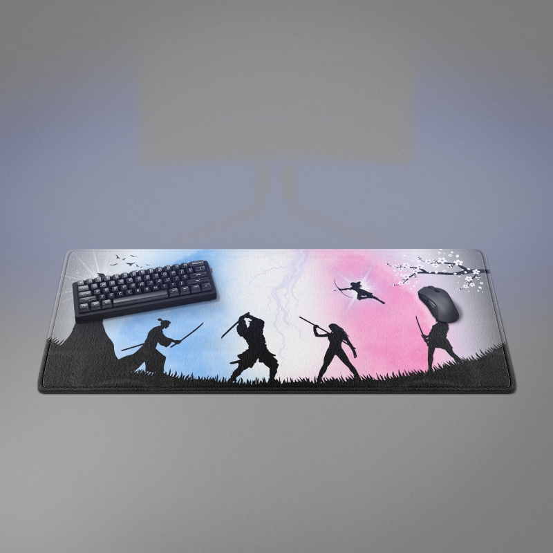 samoerai muismat voor gamers