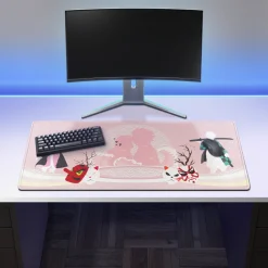 tanjiro nezuko deskmat voor gamers