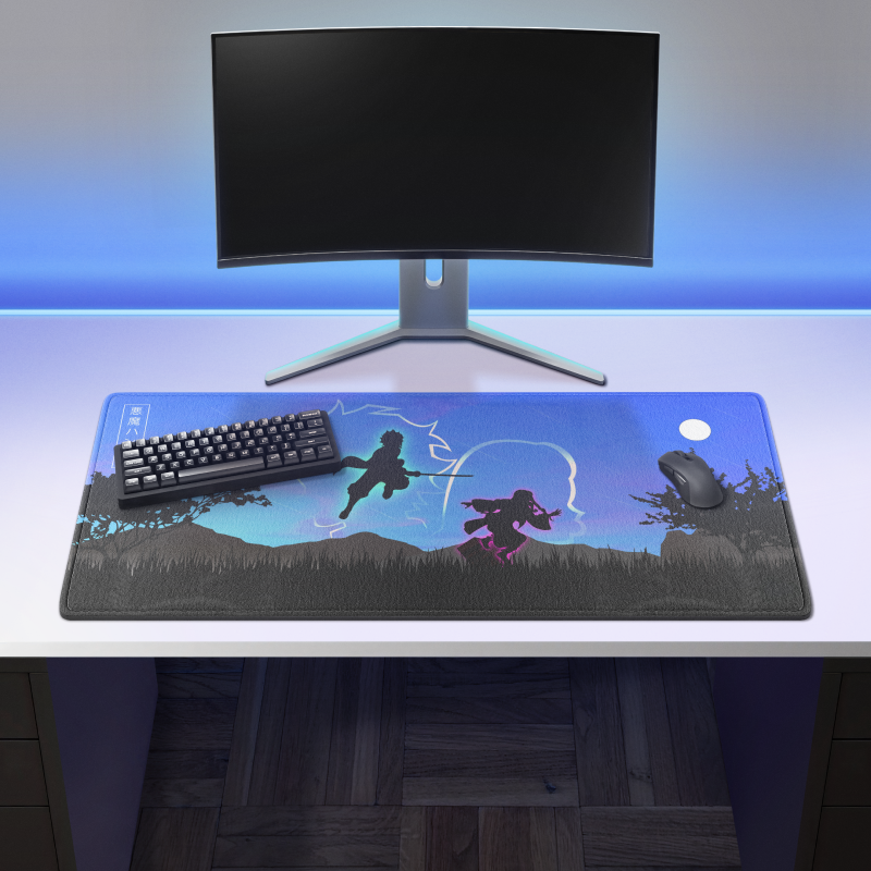 tanjiro nezuko deskmat voor gamers