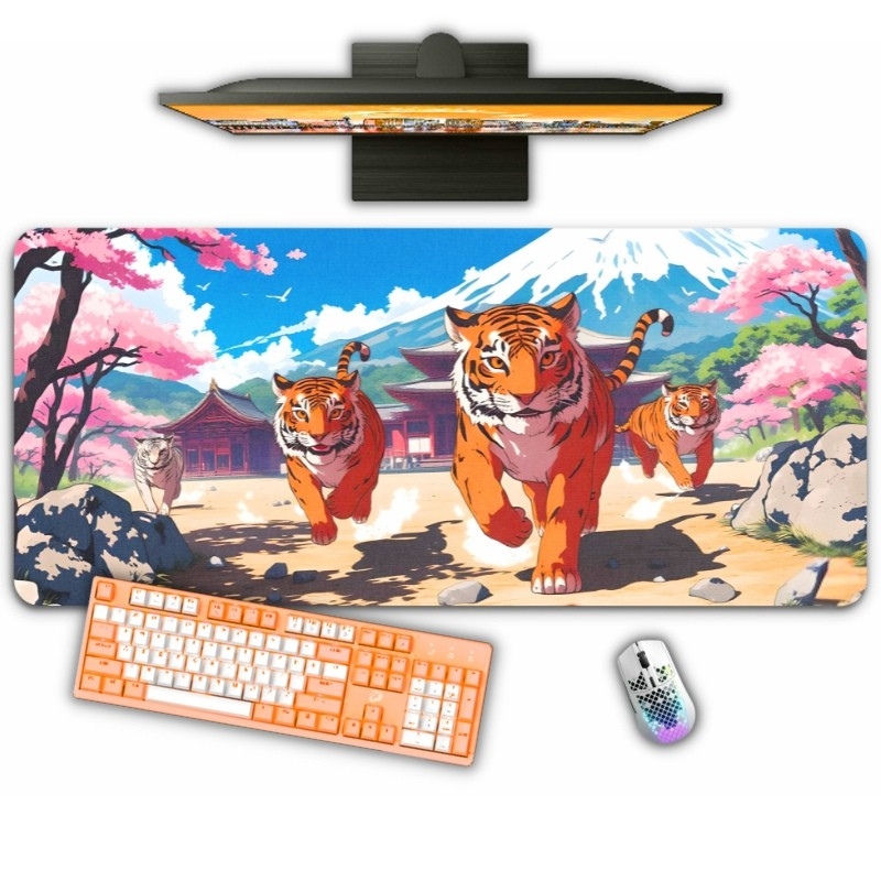 japanse tijger muismat groot formaat