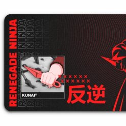 rode wolken ninja muismat voor gamers